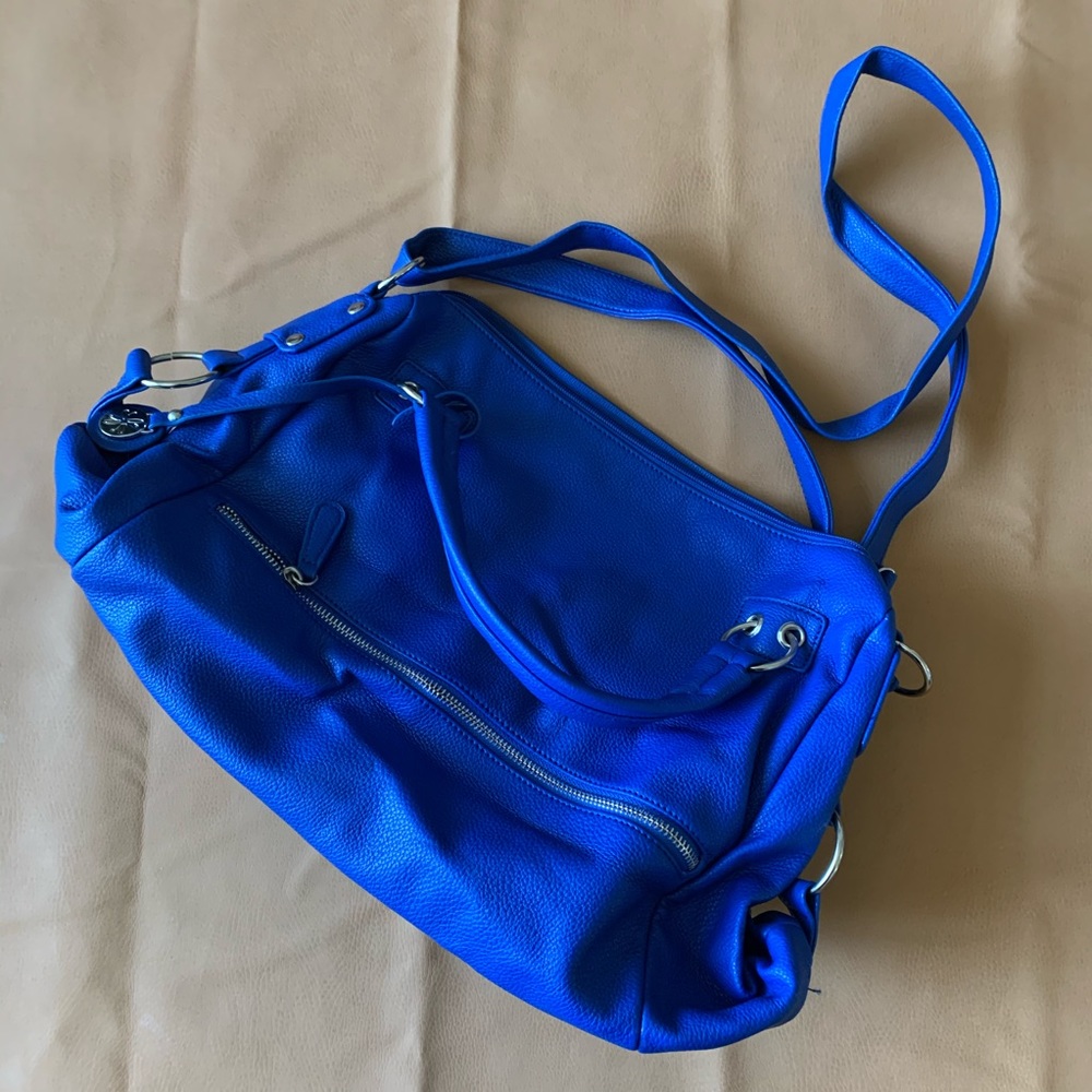 Icing Blue Satchel Purse
